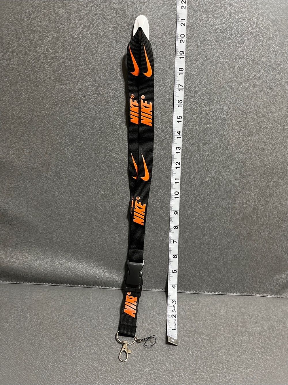 Nike Black and Orange Logo Lanyard NEW!